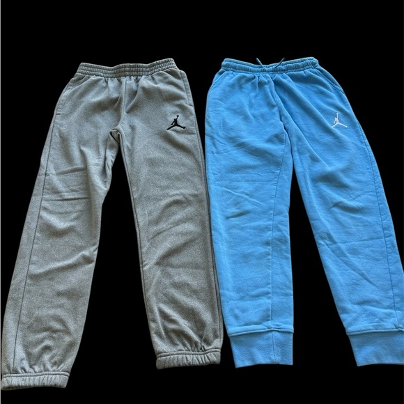 2 Pairs JORDAN Boys Sweatpants - Picture 1 of 4